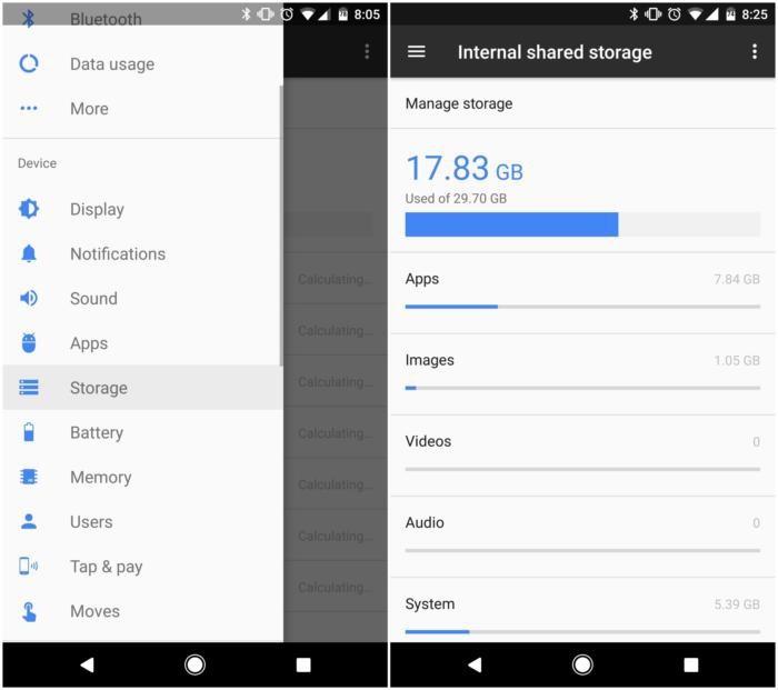 How to &icirc;free&icirc; &icirc;up&icirc; &icirc;internal&icirc; space with &icirc;storage&icirc; tools in &icirc;Android&icirc; 7.1