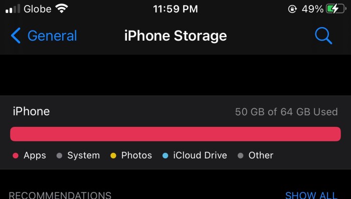 My &icirc;iphone&icirc; storage keep saying &icirc;its&icirc; &icirc;full&icirc; of&acirc;&brvbar; - Apple Community