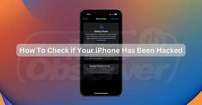 Apa yang harus dilakukan jika mencurigai iPhone diretas