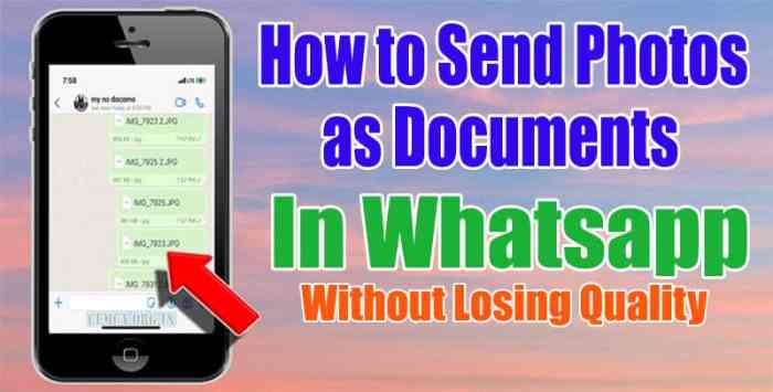 &icirc;How to Send&icirc; Photos as &icirc;Documents&icirc; &icirc;on WhatsApp&icirc;