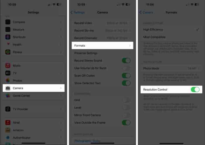 How to use &icirc;ProRAW&icirc; &icirc;camera&icirc; options in iOS 17