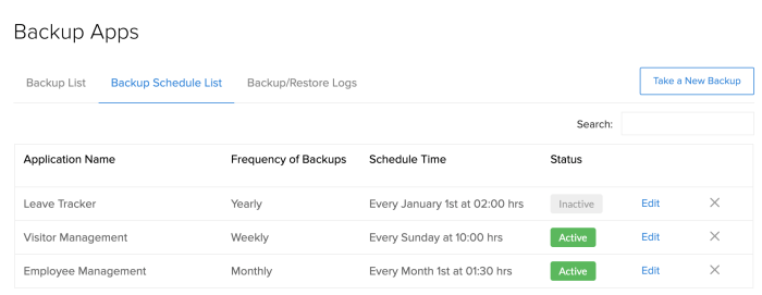 &icirc;Backup&icirc; and restore your apps