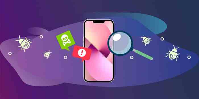 Bagaimana cara membedakan antara virus dan masalah perangkat lunak di iPhone