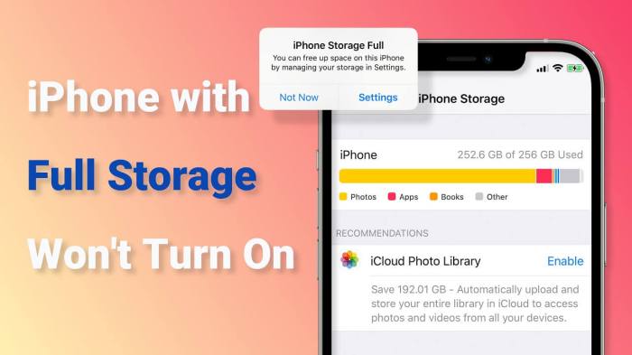 &icirc;iPhone&icirc; storage keeps going back to &icirc;full&icirc; a&acirc;&brvbar; - Apple Community