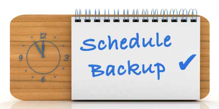 Cara mengatur jadwal backup foto secara teratur